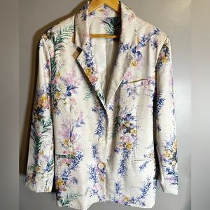 ASOS Oversized Floral Blazer